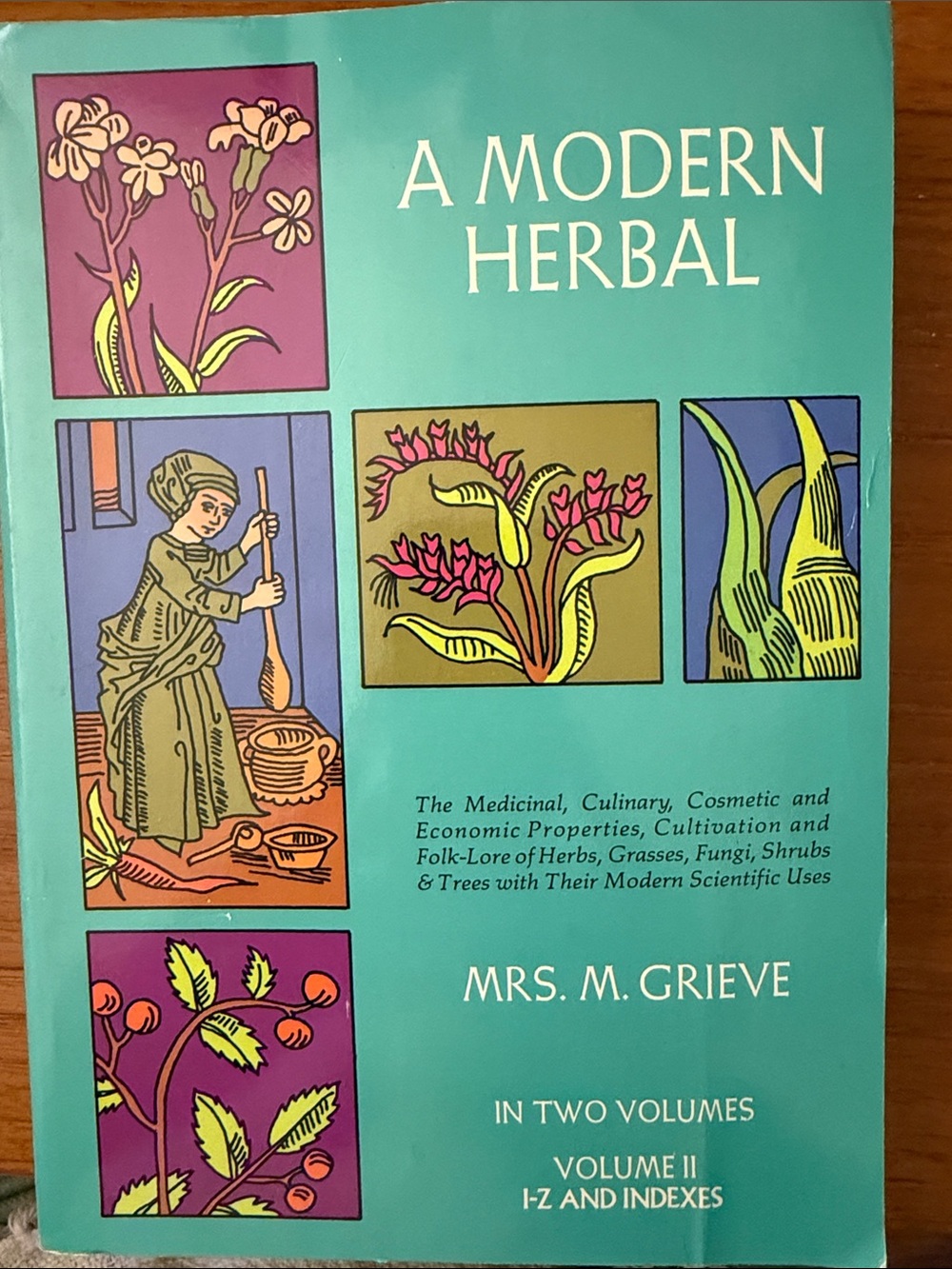 A Modern Herbal Volume II by - Teal Cover